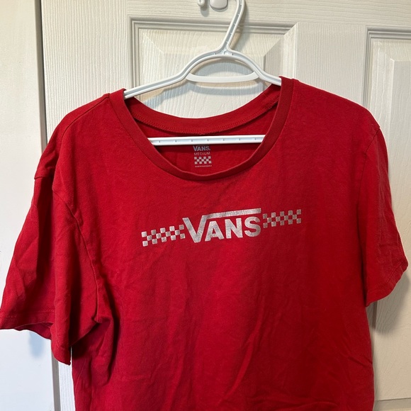 Vans red cropped tee - Picture 2 of 5